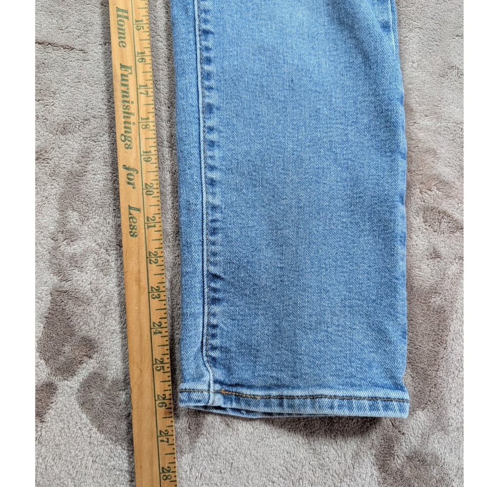Levi's Wedgie Straight Jeans Womens 28 Blue High Rise Medium Wash Denim - Picture 5 of 11